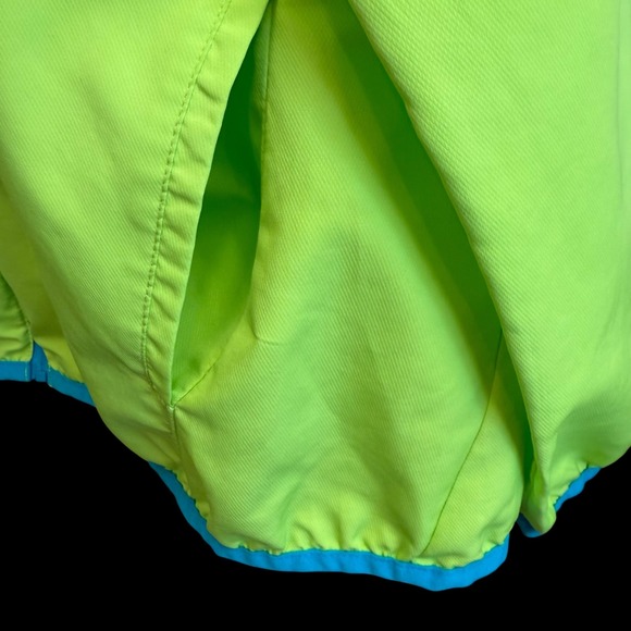 Champion Women Neon Lime Green Full Zip Windbreaker Jacket XL 791591 #424 - Picture 5 of 7